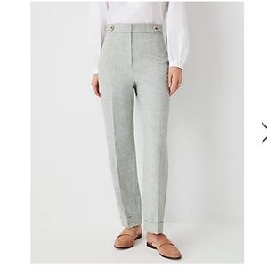 Ann Taylor Modern Straight Pant in Bay Green - Size 18